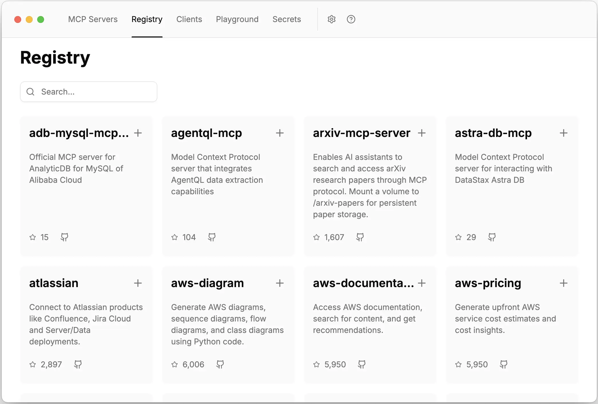 ToolHive Registry Page ToolHive Registry Page